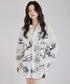 Graffiti Print Blouse